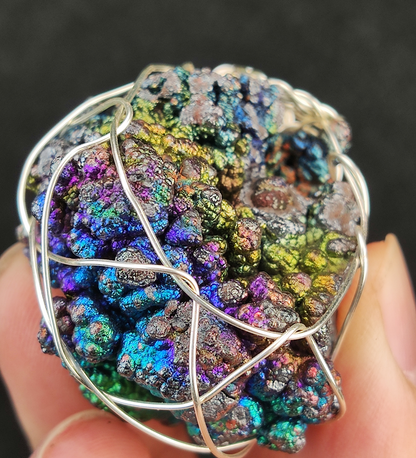 Collector Grade "Bodhi Bead" Heavyweight Green Burst Pendant | Quad-Color Spectrum: Green-Silver-Purple-Gold | Elite Core Material | Universal Career & Wealth Anchor | Natural Malaysian Leklai