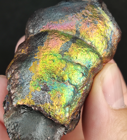 Malaysian Leklai Goethite Pillar | Bling Sparkle Surface | Thick & Solid 5.4cm | Heavyweight Wealth Attraction & Absolute Defense Energy Stone