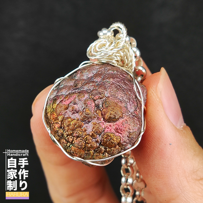 Premium Golden & Pink Awakening Boy Leklai Pendant | Living Stone Core | Wealth Attraction & Social Magnetism | Malaysia Natural Leklai