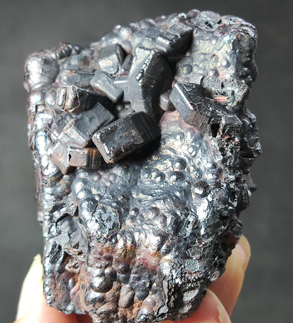 Top Grade Black Square Calcite Dan Leklai | Concentrated Core Power - Stone of Wealth and Authority