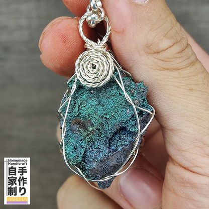 Top Grade Special Apple Green Shimmering Leklai Pendant | Career Peak & Global Manifestation | Rare Opportunity Attraction & Growth Energy | Natural Malaysian Leklai