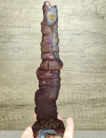 [Collector's Grade] Ancient Buddha Leklai Pillar 19cm | Robust Gallstone Core | Sacred Purple Radiance | Supreme Shield & Abundance