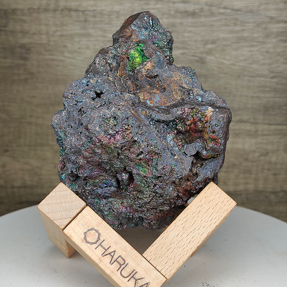 | Top premium rare Iridescent Goethite, Turgite, Hematite, Iridescent | COLOUR: gold, green, pink | 100% natural color |