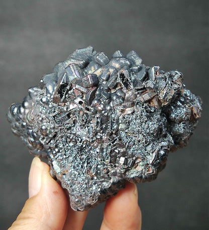 Top Grade Black Calcite Dan Leklai | Concentrated Core Power - Stone of Wealth Stability
