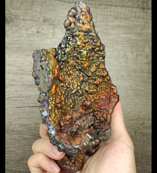 | Top premium rare Iridescent Goethite, Turgite, Hematite, Iridescent | COLOUR: Gold | 100% natural color |