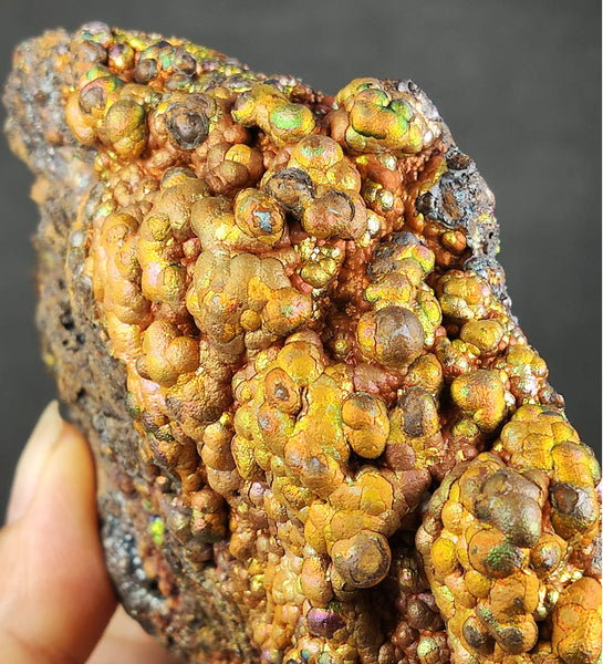 | Top premium rare Iridescent Goethite, Turgite, Hematite, Iridescent | COLOUR: Gold | 100% natural color |