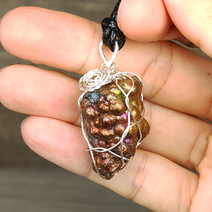 Gallstone Core Leklai Raw Stone Pendant | Golden Radiance | Concentrated Energy & Wealth Shield