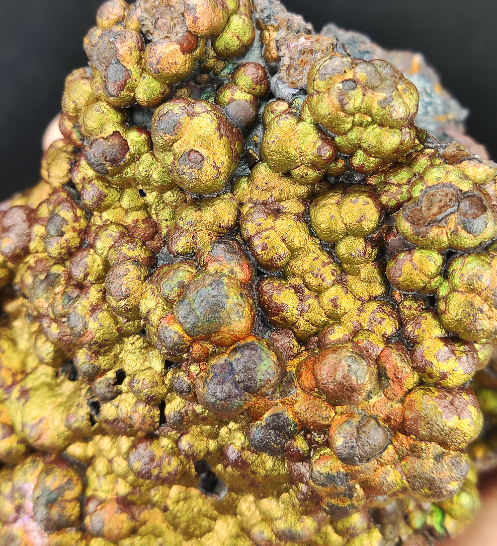 | Top premium rare Iridescent Goethite, Turgite, Hematite, Iridescent | COLOUR: Gold | 100% natural color |