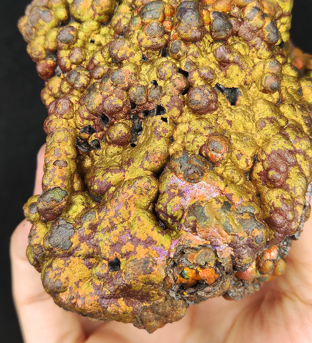 | Top premium rare Iridescent Goethite, Turgite, Hematite, Iridescent | COLOUR: Gold | 100% natural color |