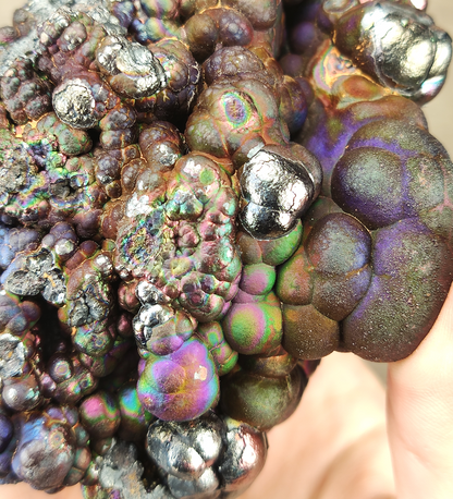 "Collector's Grade" Giant Bodhi Bead | Rare Blue, Purple &amp; Pink Manifestation | Protection, Wealth Magnet &amp; Aura Detox | Malaysia Natural Leklai