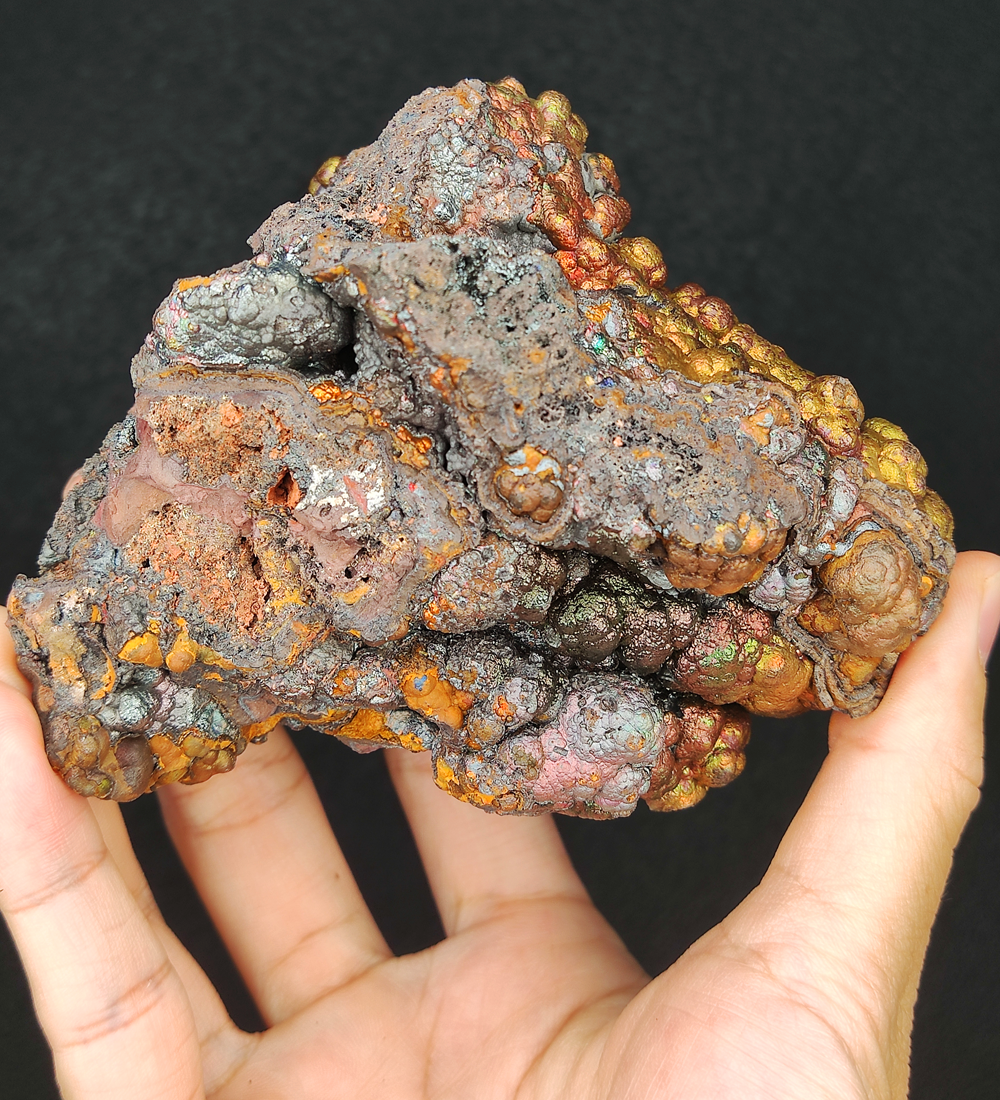 | Top premium rare Iridescent Goethite, Turgite, Hematite, Iridescent | COLOUR: Gold | 100% natural color |