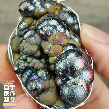 Premium Green & Silver Leklai Pendant | 5.2cm Heavyweight Core | Career Vitality & Shielding | Malaysia Natural Leklai