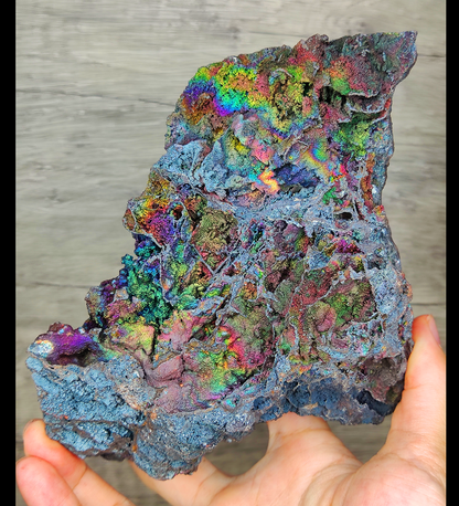 ｜頂級｜雙面共生DNA力泥活石｜紫藍系｜DNA｜閃Bling Bling | 大擺件