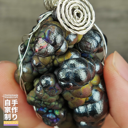 Premium Green & Silver Leklai Pendant | 5.2cm Heavyweight Core | Career Vitality & Shielding | Malaysia Natural Leklai