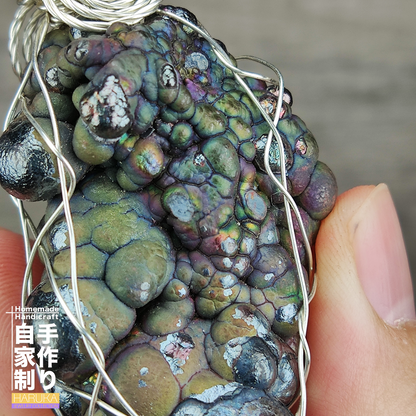 Premium Green & Silver Leklai Pendant | 5.2cm Heavyweight Core | Career Vitality & Shielding | Malaysia Natural Leklai
