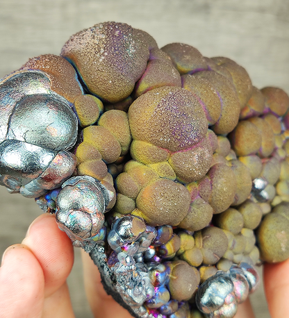"HARUKA Giant Buddha Bead" Rainbow Double-Sided Specimen | Brown x Yellow x Silver | Elite Old Core Material | Status Stability & Wealth Manifestation | Natural Malaysian Leklai