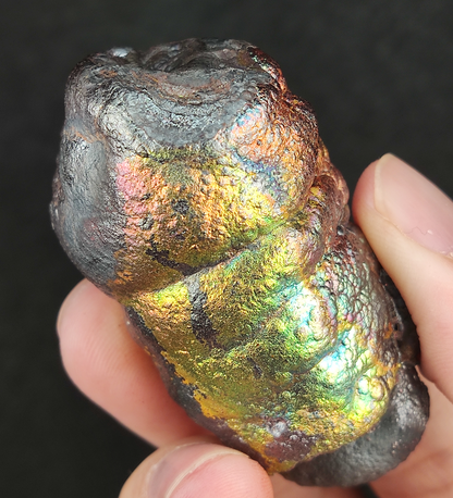 Malaysian Leklai Goethite Pillar | Bling Sparkle Surface | Thick & Solid 5.4cm | Heavyweight Wealth Attraction & Absolute Defense Energy Stone