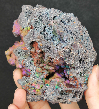 Haruka Rainbow Leklai | Ganesha & Mural Form | Wisdom Manifestation & Career Expansion Piece | Natural Malaysian Leklai | Mineral Specimen