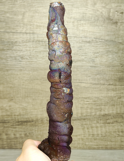 [Collector's Grade] Ancient Buddha Leklai Pillar 19cm | Robust Gallstone Core | Sacred Purple Radiance | Supreme Shield & Abundance