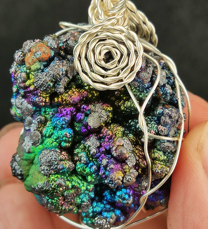 Collector Grade "Bodhi Bead" Heavyweight Green Burst Pendant | Quad-Color Spectrum: Green-Silver-Purple-Gold | Elite Core Material | Universal Career & Wealth Anchor | Natural Malaysian Leklai