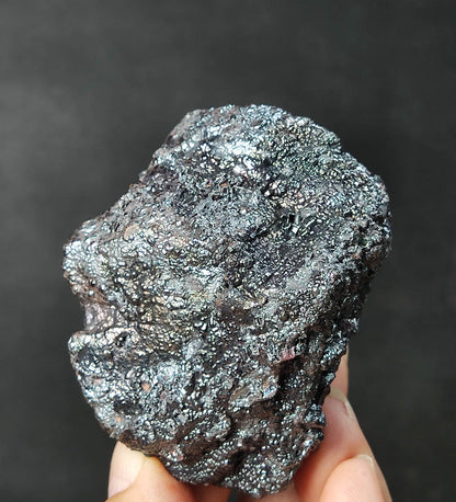 Top Grade Black Square Calcite Dan Leklai | Rare Gold & Silver Hues - Stone of Wealth and Authority