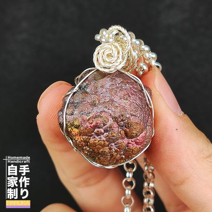 Premium Golden & Pink Awakening Boy Leklai Pendant | Living Stone Core | Wealth Attraction & Social Magnetism | Malaysia Natural Leklai
