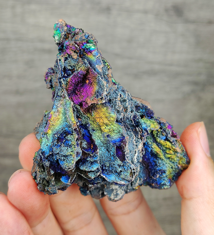 Collection Grade Purple-Blue Series | Double-Sided Rainbow Leklai | Supreme Decision Intuition, Wealth Authority & Mind-Body Protection | Natural Malaysian Leklai