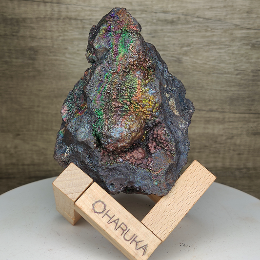 | Top premium rare Iridescent Goethite, Turgite, Hematite, Iridescent | COLOUR: gold, green, pink | 100% natural color |
