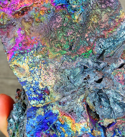 ｜頂級｜雙面共生DNA力泥活石｜紫藍系｜DNA｜閃Bling Bling | 大擺件