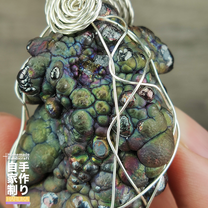 Premium Green & Silver Leklai Pendant | 5.2cm Heavyweight Core | Career Vitality & Shielding | Malaysia Natural Leklai
