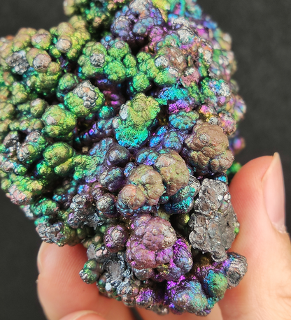 Premium "Bodhi Bead" Christmas Tree Malaysia Leklai | Silver-Purple-Blue-Green Vibrant Colors | Rare Cyan Energy | Career Ascension & Emotional Protection
