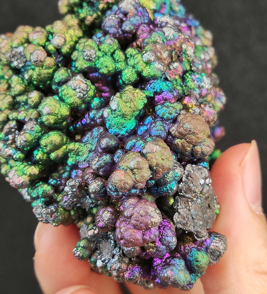 | Top premium rare Iridescent Goethite, Turgite, Hematite, Iridescent | COLOUR: silver, purple, blue, green | 100% natural color |