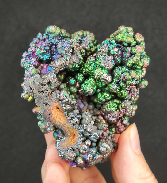 | Top premium rare Iridescent Goethite, Turgite, Hematite, Iridescent | COLOUR: silver, purple, blue, green | 100% natural color |