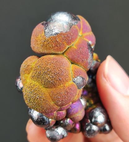 Top Grade Buddha Ball | Red-Silver Manifestation | Action Potential and Absolute Defense Shield of the Universal Heart