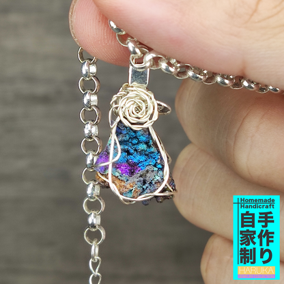 Top Grade Silver Series | Elegant Aqua Blue Leklai Pendant | Healing Resonance of the Universal Heart