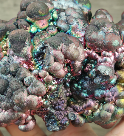 | Top premium rare Iridescent Goethite, Turgite, Hematite, Iridescent | COLOUR: Pink, Rainbow | 100% natural color |