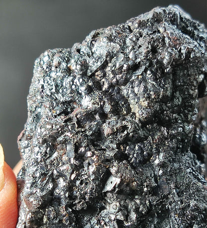 Top Grade Black Square Calcite Dan Leklai | Rare Gold & Silver Hues - Stone of Wealth and Authority