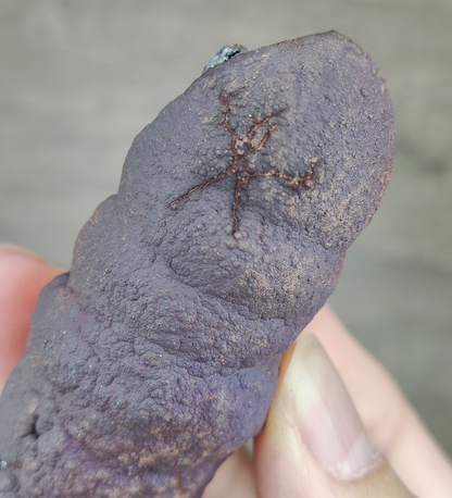 Aged Buddha Pillar Leklai | Purple, Silver & Green Colors | Rounded Solid Spec | Shielding Gossip & Wisdom Growth | Malaysia Natural Leklai