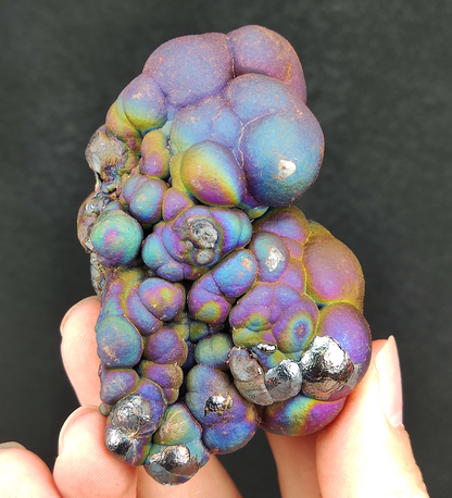 Collection Grade Blue-Green-Pink Buddha Ball | Single Core Dan Energy | Supreme Career, Networking & Vitality | Natural Malaysian Leklai Living Stone