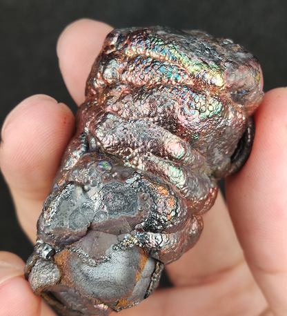 Malaysian Leklai Goethite Pillar | Bling Sparkle Surface | Thick & Solid 5.4cm | Heavyweight Wealth Attraction & Absolute Defense Energy Stone