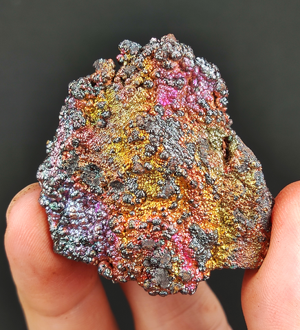 | Top premium rare Iridescent Goethite, Turgite, Hematite, Iridescent | COLOUR: Orange, Pink | 100% natural color |