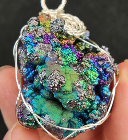 Collector Grade "Bodhi Bead" Heavyweight Green Burst Pendant | Quad-Color Spectrum: Green-Silver-Purple-Gold | Elite Core Material | Universal Career & Wealth Anchor | Natural Malaysian Leklai