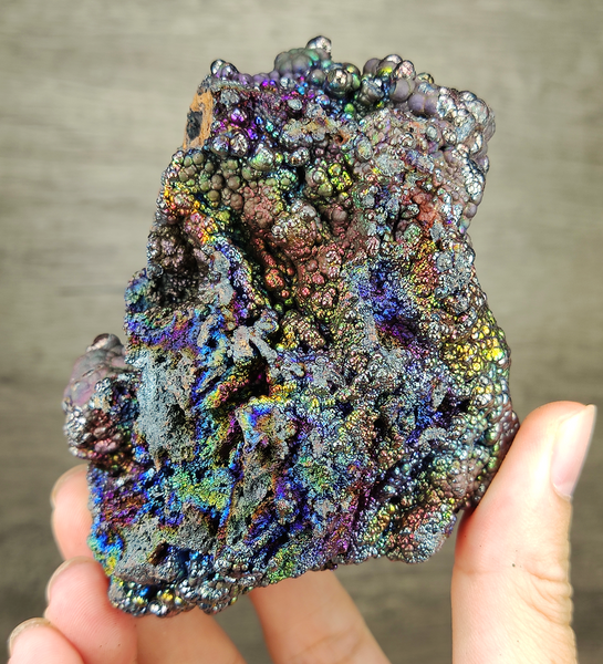 | Top premium rare Iridescent Goethite, Turgite, Hematite, Iridescent | COLOUR: Purple, blue, orange, green, red, gold, silver | 100% natural color |