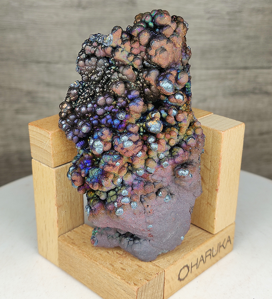 | Top premium rare Iridescent Goethite, Turgite, Hematite, Iridescent | COLOUR: Purple, Brown, Silver| 100% natural color |