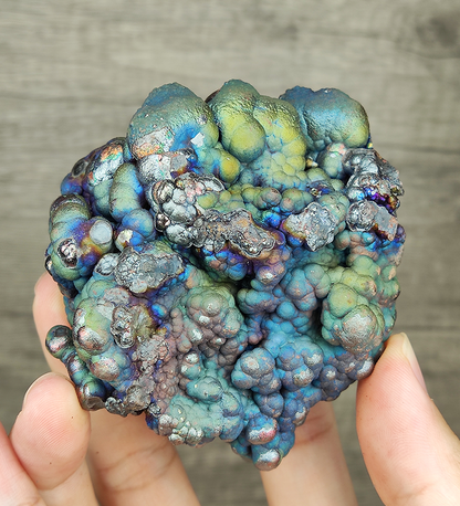 Aged Buddha Bead Leklai Display | Rare Sky Blue & Green Burst | Health Shield & Career Growth | Malaysia Natural Leklai