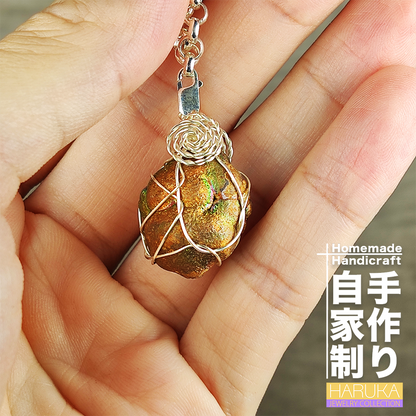 [Golden Series] Top Gold-on-Gold Rainbow Gallstone Leklai Pendant | Peak Wealth Manifestation | Core Energy Concentration | Exquisite Success Charm
