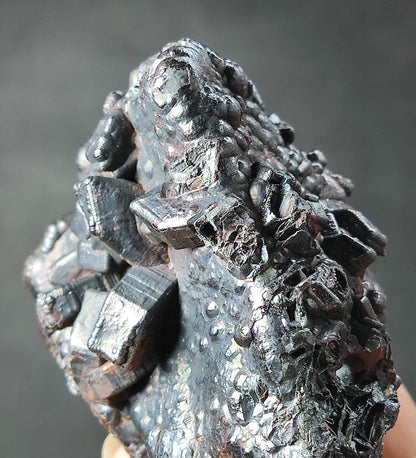 Top Grade Black Square Calcite Dan Leklai | Concentrated Core Power - Stone of Wealth and Authority