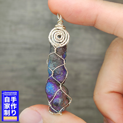 Top Grade Purple-Blue-Green Buddha Pillar | Career Growth, Authority & Targeted Protection | Strategic Intuition Enhancement | Natural Malaysian Leklai Pendant