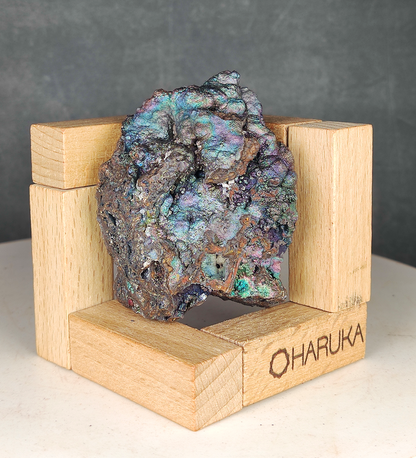 [Superior Grade] Rainbow Leklai Diamond Series Display | Gold, Purple & Green Manifestation | Wisdom & Success Aura Anchor