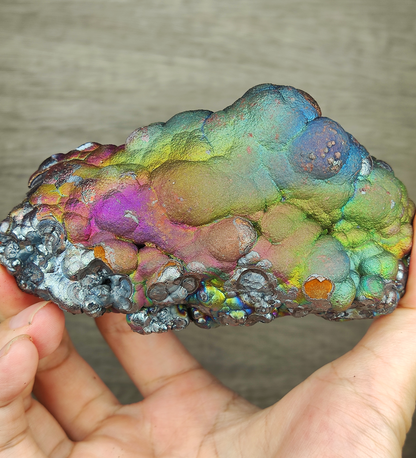 | Top premium rare Iridescent Goethite, Turgite, Hematite, Iridescent | COLOUR: Rainbow | 100% natural color |